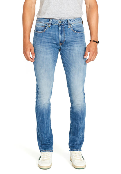and Jeans - US Buffalo Ash Faded Jeans Blue Sanded Men\'s – Slim in